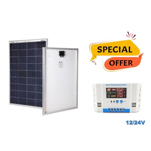 400Watts Solar Panel All Weather Solar Panel + Free 30A Solar Charge Controller