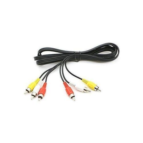 Audio Video RCA Cable, 65FT 3RCA to 3RCA Composite AV Cable Compatible with Set-Top Box, Speaker, Amplifier, DVD Player