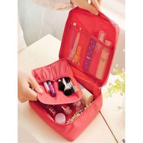 Fashion Travel Cosmetic Bag Makeup Organizer With Compartments