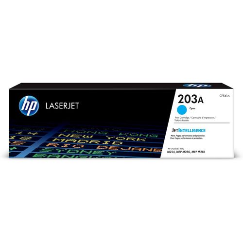 203A Cyan Original LaserJet Toner Cartridge (CF541A), 1,300 pages