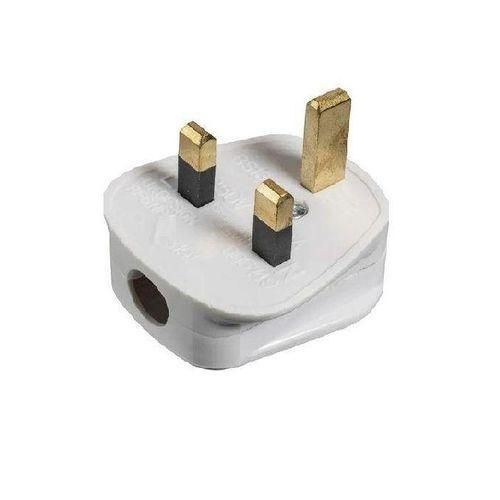 3 Pin Electric Socket Plug - Fused, Durable, Safe for Appliance