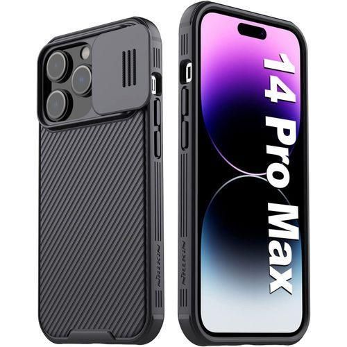 Nilkin iPhone 14 Pro Max case, CamShield Pro 14 Pro Max Case with Slide Camera Cover, Back Cover Compatible with iPhone 14 Pro Max 5G case 6.7'' (Black)