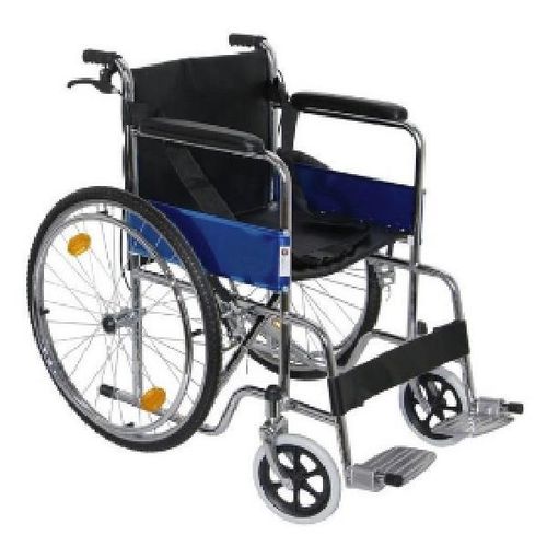 Arm-Moving WheelchairChrome Plated Steel Frame