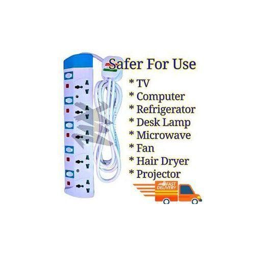 Power King 5 Way Gang Power Extension Socket With Switch.