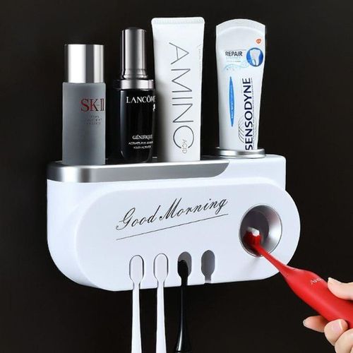 Double Automatic Toothpaste Squeezer Dispenser