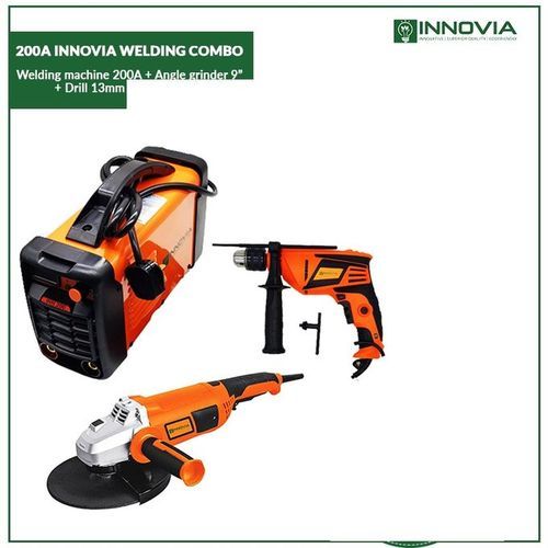 200Amps Portable Welding Machine + Grinder 230mm +13mm Drill Corded