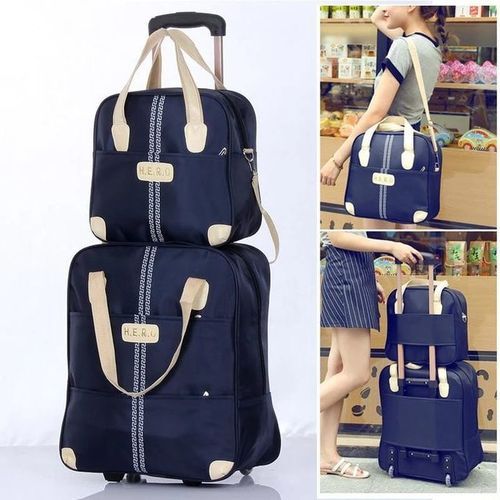2 In 1 Trolley Bag Travel Suitcase Bag