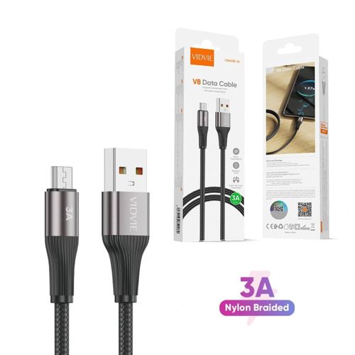 Type-C Data Cable – 3A Fast Charging, Braided Wire, Extra Terminal Protection