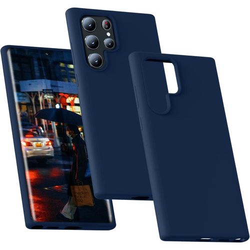 Good quality back cover case for Samsung Galaxy S22 ultra 5G-Liquid Silicone Case