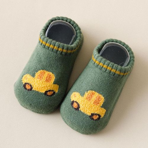 baby non slip socks boy girl cotton terry thick newborn infant winter warm short slipper sock toddler Animal print sneakers sockL