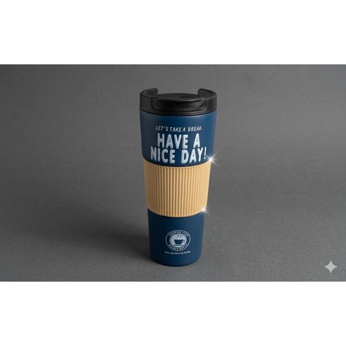 Reusable coffee Travel mug-leakproof insulated cup with lid