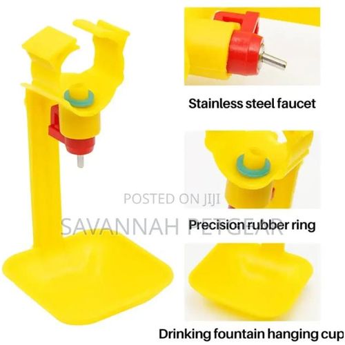 Automatic Plastic Chicken Nipple Drip Cup Drinkers Water Feeders