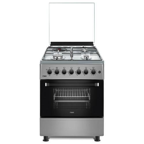 58 x 58, 3 Gas Jet Burners + 1 RAPID Hot Plate Standing Cooker with ELECTRIC OVEN (1 YR WRTY)