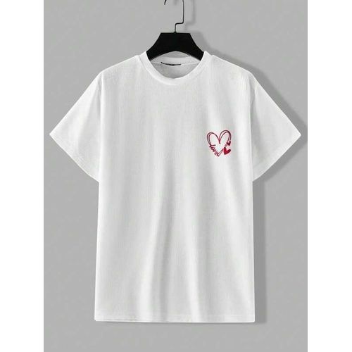 1PC RED HEART QUALITY COTTON T-SHIRT