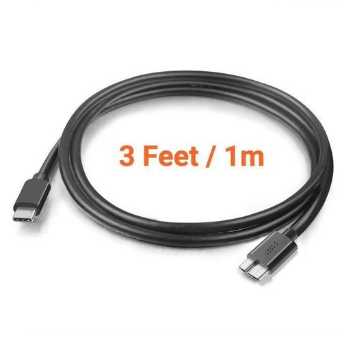 Type C 3.0 to Micro B Cable Hard Drive Cable 5Gbps Fast Charging & Syncing Cord