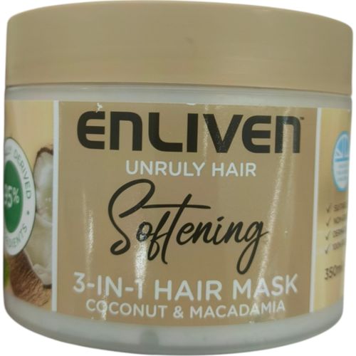 Unruly Hair Softening 3-In-1 Hair Mask Coconut & Macadamia