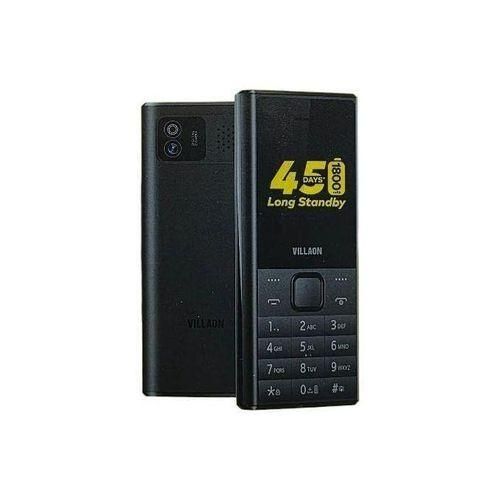 V201 177 Inch Display Type C FM Radio Bright Torch Camera 1800mAh Tripple SIM - Black