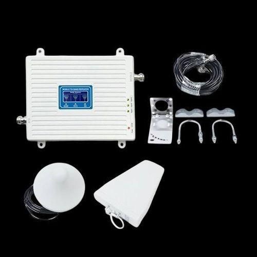 High Power Improved Network Connectivity for Large Coverage Areas 2G, 3G,4G Tri Band GSM Mobile Cell Phone Networks Signal Booster Enhancer Repeater Amplifier Complete System Kit