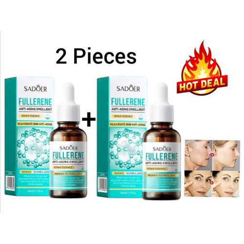 Nourishing Offer 2 Pieces Fullerene Anti Aging Rejuvenate Repair Essence Serum Skin Care Moisturizing Fullerene Anti Aging Facial Serum Skin Care Moisturizing