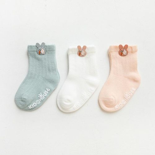 3 PairsLot Infant Sock Cartoon Newborn Baby Socks Dispensing Non-slip Cute Boys Girls Baby Socks Kids Sock Floor SocksM 1-3Years