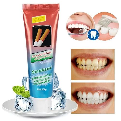 Crystal White Toothpaste For Smokers-100G