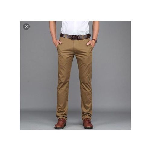 Hard Khaki Men's Trouser-chocolate