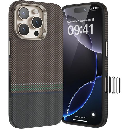 Apple iPhone 15 Pro Max BENKS Prestige ArmorPro Kevlar Aramid Fiber Case with Full MagSafe Wireless Charging, Slim Design, and Shock-Absorbing Build