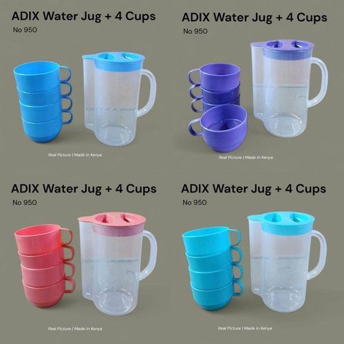 Plastic Jug with cups