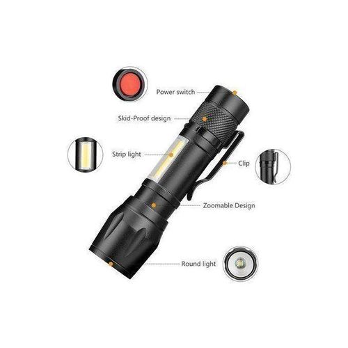 Best quality SB Rechargeable Portable Mini LED Flashlight Outdoor Torch