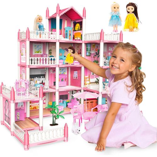 barbie doll house set