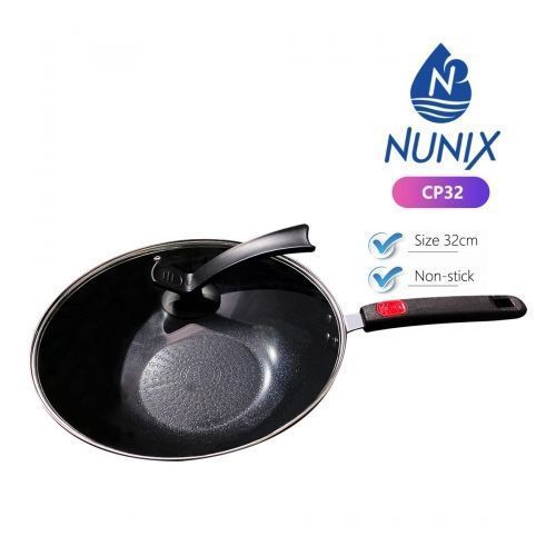 Nonstick High Quality 32Cm Wokpan With Lid