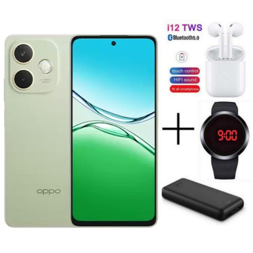 A5 PRO 6.67'', 256GB + 8GB RAM, 5800mAh 50MP (Dual SIM) Olive Green + Free Gifts