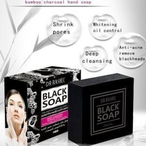 Black Soap, (Collagen / Charcoal / Acne Treatment)