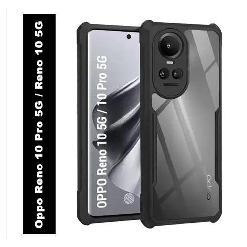 Xundd Airbag Shockproof Bumper Shell Back Transparent Acrylic + TPU Buffer Case Cover For Oppo Reno 10