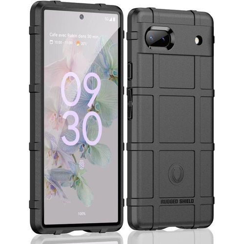 Rugged Shield Drop-Resistant TPU Cover Case for Google Pixel 7a