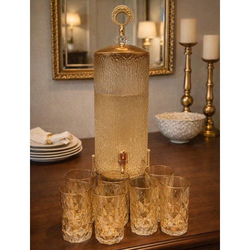 GLASS JUICE DISPENSER 3.5L