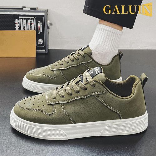 Mens shoes sports shoes skateboard shoes running casual shoes -Green