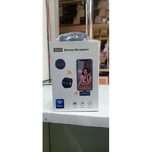 SX20 2.4G Rechargeable Wireless Mic – Lavalier Mic for Interviews & Streaming