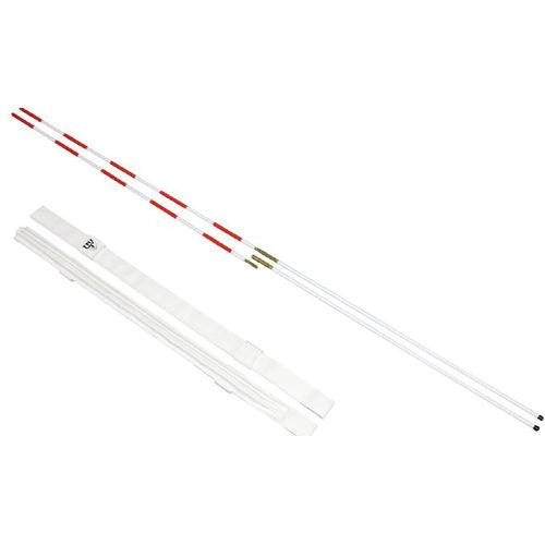 A Pair Of Volleyball Antenna Faber Glass Pole Indoor Outdoor Accessories Fiberglass Collapsible Referee Antennae Poles with Sleeve