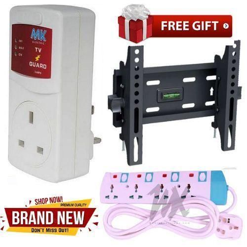 TV Guard + Extension + TV Wall Mount Bracket 43 Inch For Digital Smart TV HD