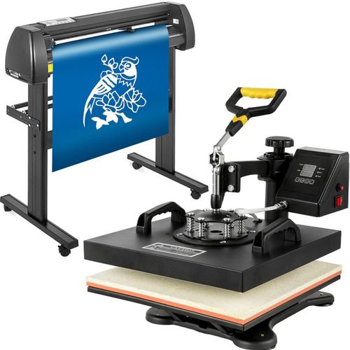 T-Shirt Printing Machine Set – 12x15 Heat Press + 28-Inch Vinyl Cutter