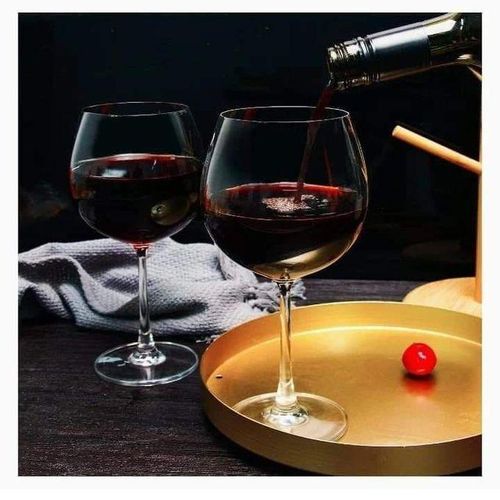 615 Ml Chalice Wine Glass Made In Brazil 2 PCS
