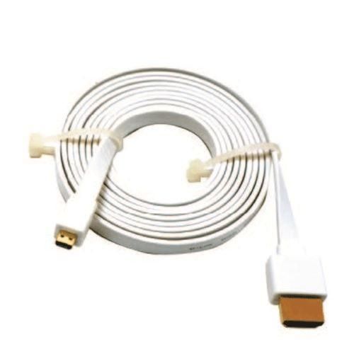 HDMI TO MICRO HDMI 1.8 METER FLAT CABLE - WHITE