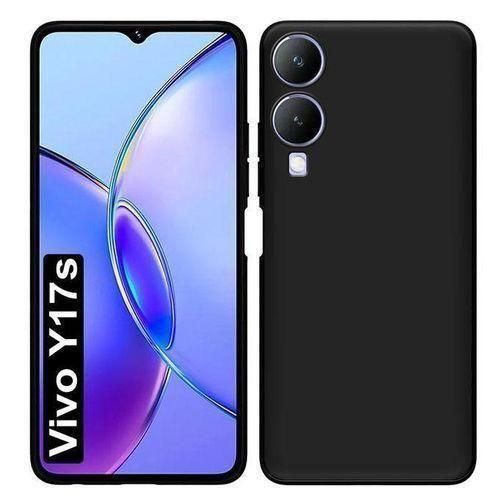 Vivo Slim Smooth Soft Anti-fingerprint Silicone TPU Cover Case for Y17s