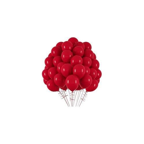 100 pack Pieces red balloons