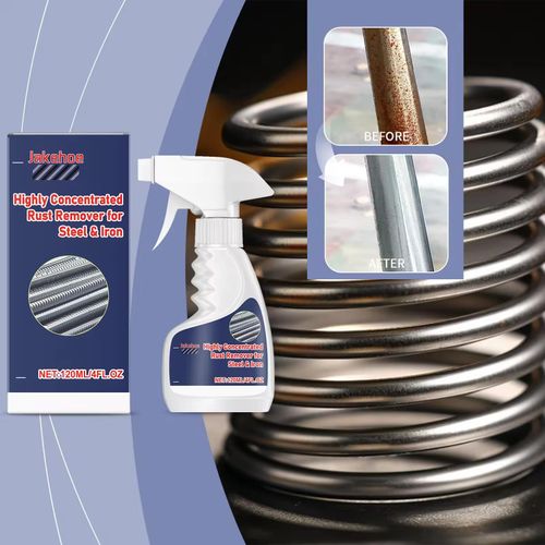 Multi-surface cleaner anti-rust spray, for aluminum, iron, copper, brass and chrome-coated automotive and bathroom use, 120 milliliters