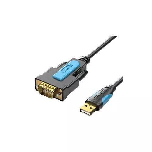 USB to RS232 Serial Adapter Black 1.5M-VAS-C02-B150