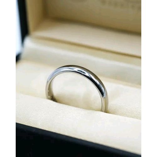 Quality Unisex Silver Plated Wedding Ring With A Free Gift Box