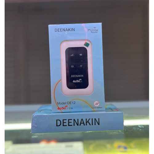DEENAKIN 4G Mobile Mi-Fi (Portable) DE12 - High-Speed 150Mbps Wireless Router With 3000mAh Battery For Secure Connectivity