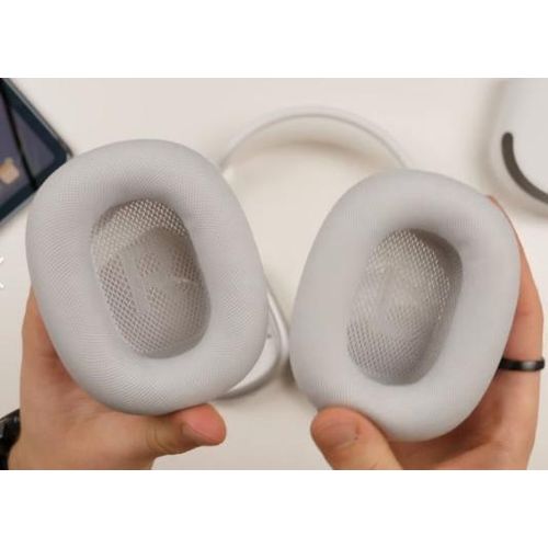Ear Cushions for AirPods Max Headphone - Upgraded Mesh Earpads with Silicone Layer, Magnet, Memory Foam and Noise Isolation